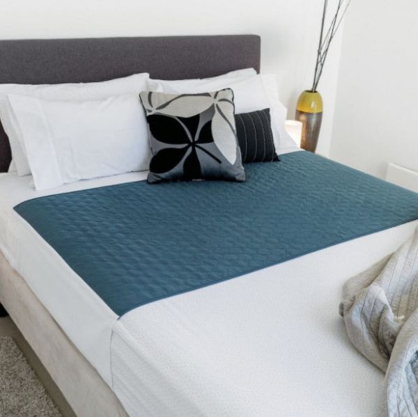 Picture of XWide Bedpad with Tuck-ins - Teal Blue