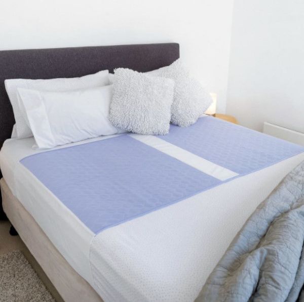 Picture of XWide Dual Bedpad with Tuck-ins - 153cm x 85cm, Mauve