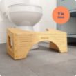 Picture of BA SQUATTY POTTY FLIP BAMBOO TOILET STOO