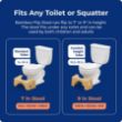 Picture of BA SQUATTY POTTY FLIP BAMBOO TOILET STOO
